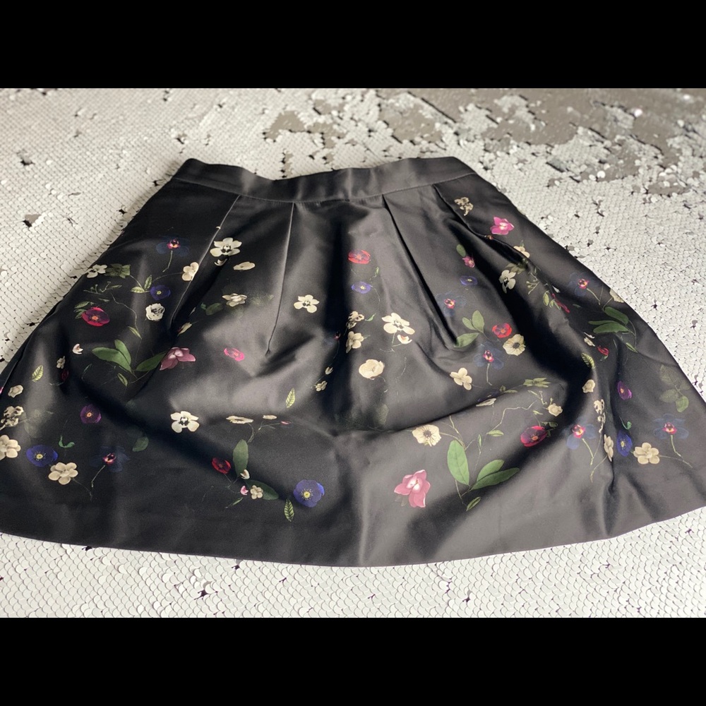 Floral print Skater skirt with pockets